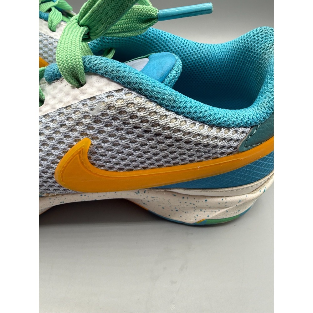 Nike Ja 1 Low Sundial White/Green/Blue/Gold Athletic Shoes Sneakers Size 6.5Y - Picture 12 of 16